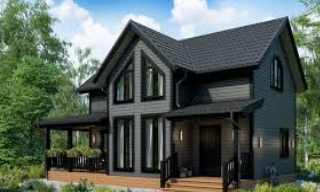 Проекты каркасных домов с террасой от 3652 рублей | Строй-Бгв