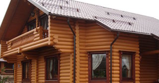 Строительство дома из оцилиндрованного бревна в Благовещенске - от 135642 рублей